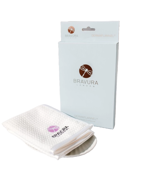 Bravura London – Dermaflannel Exfoliator for Face & Body